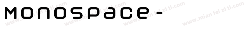 Monospace字体转换