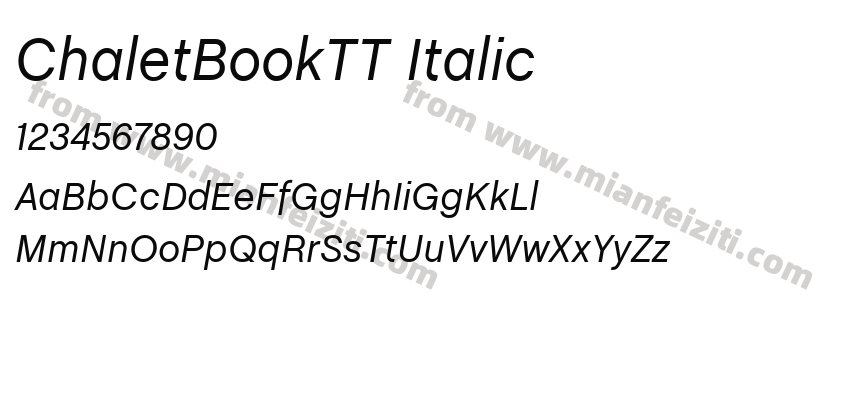 chaletbooktt italic