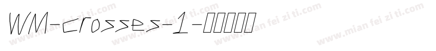 WM-Crosses-1字体转换