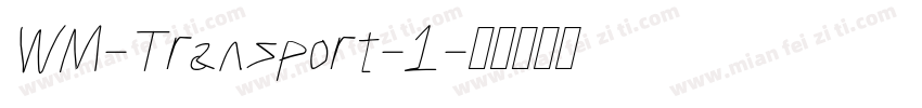 WM-Transport-1字体转换