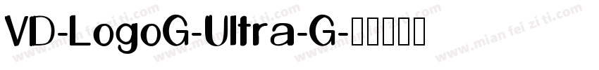 VD-LogoG-Ultra-G字体转换