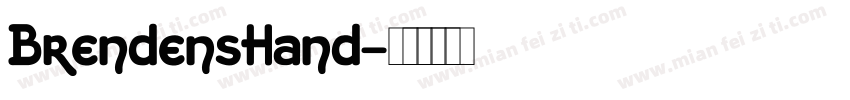 BrendensHand字体转换