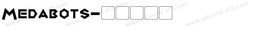 Medabots字体转换
