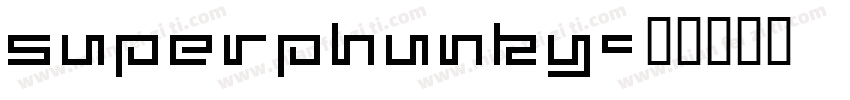 superphunky字体转换