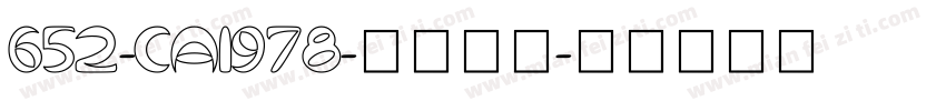 652-CAI978-普通西方字体转换