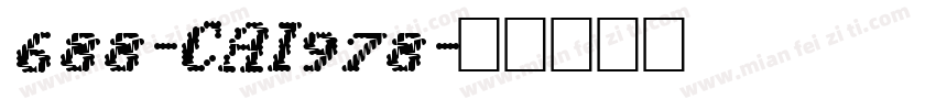 688-CAI978字体转换
