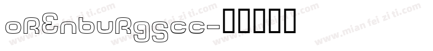 OrenburgSCC字体转换