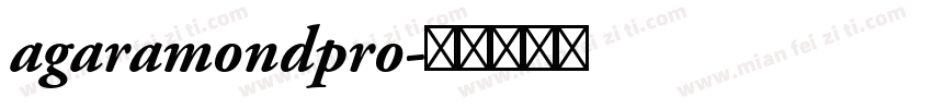 agaramondpro字体转换