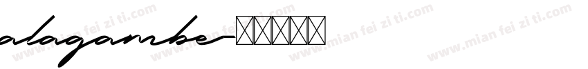 alagambe字体转换