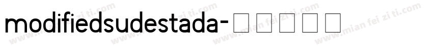 modifiedsudestada字体转换