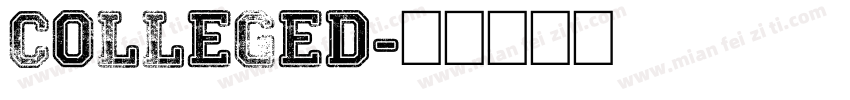 Colleged字体转换