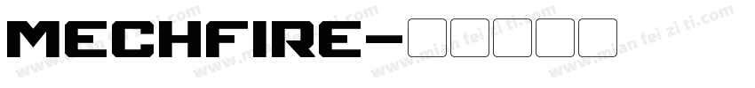 Mechfire字体转换