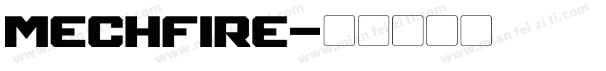 Mechfire字体转换