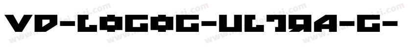 VD-LogoG-Ultra-G字体转换