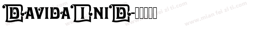 DavidaIniD字体转换