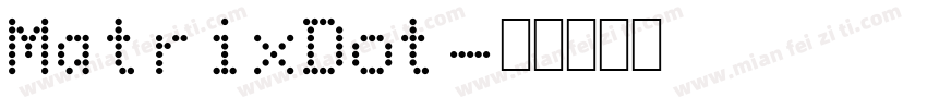 MatrixDot字体转换