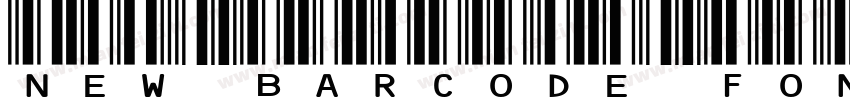 New_Barcode_Font_tfb转换器字体转换