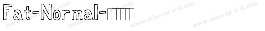 Fat-Normal字体转换