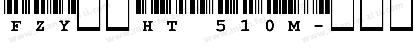 FZYouHT_510M字体转换