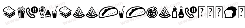 Fast_Food_Icons手机版字体转换