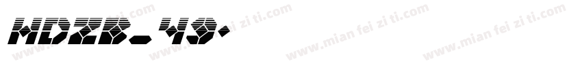hdzb_49字体转换