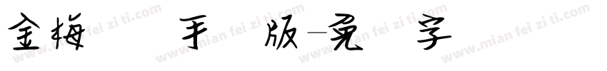 金梅钢笔手机版字体转换