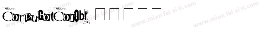 CorpuGotConObl字体转换
