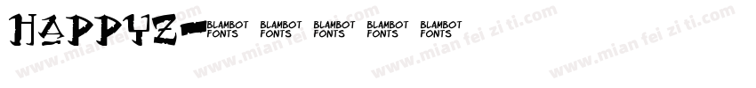 happyz字体转换