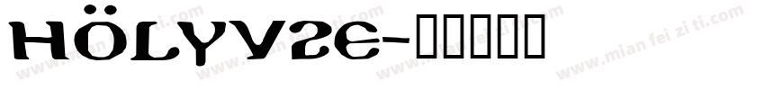 Holyv2e字体转换