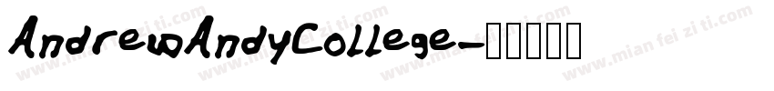 AndrewAndyCollege字体转换