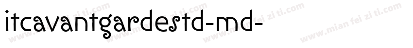 itcavantgardestd-md字体转换