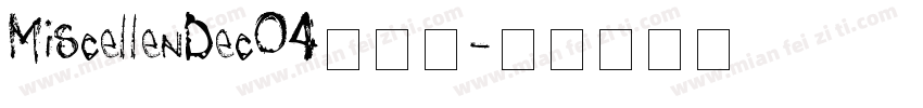 MiscellenDecO4生成器字体转换