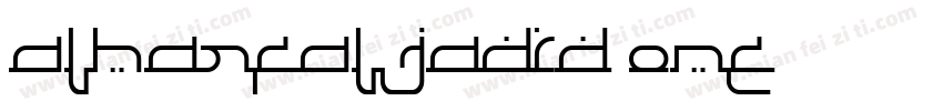 AlHarfAlJadid-One字体转换