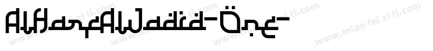 AlHarfAlJadid-One字体转换