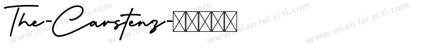 The-Carstenz字体转换