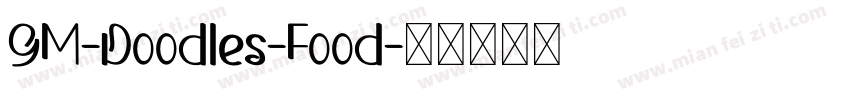 GM-Doodles-Food字体转换