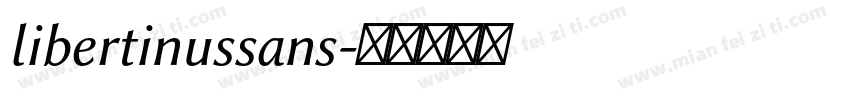 libertinussans字体转换
