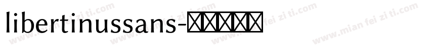 libertinussans字体转换