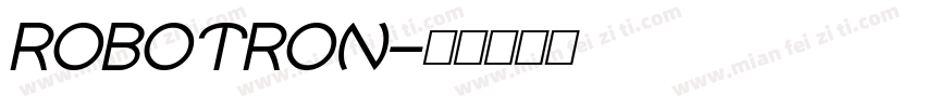 Robotron字体转换