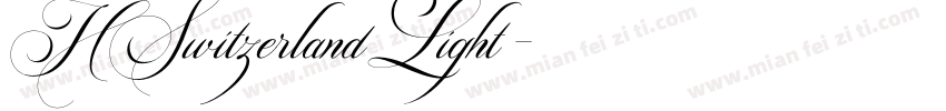 HSwitzerlandLight字体转换