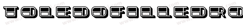 ToledoFilledRoughlyPartial字体转换