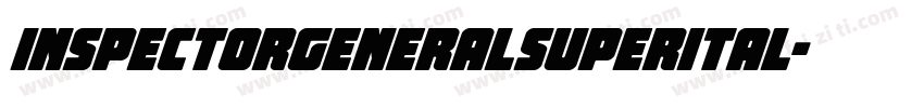 inspectorgeneralsuperital字体转换