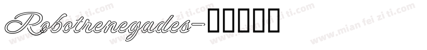 Robotrenegades字体转换