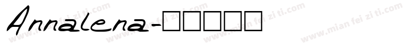 Annalena字体转换