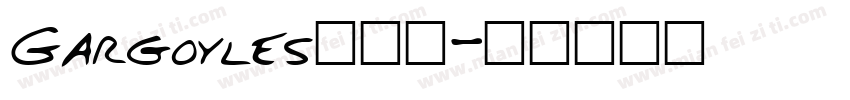 Gargoyles生成器字体转换