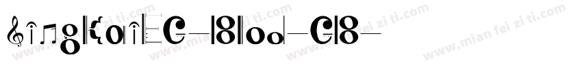 SingKaiEG-Blod-GB字体转换