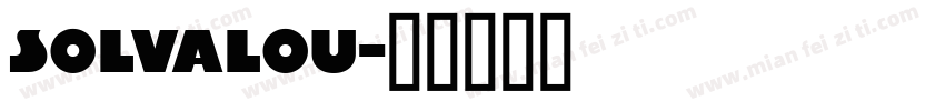 Solvalou字体转换