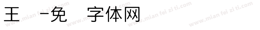 王汉字体转换