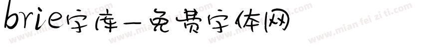 brie字库字体转换