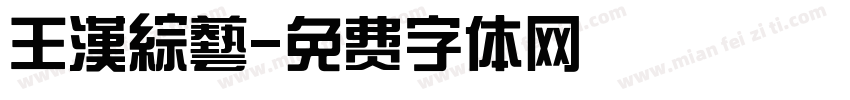 王漢綜藝字体转换